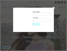 Tablet Screenshot of leonorsilva.com
